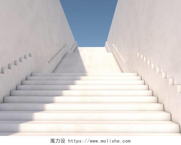 楼梯的3d渲染